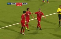 คลิปไฮไลท์ยู-16 ชิงแชมป์เอเชีย ทีมชาติไทย 5-0 สิงคโปร์ Thailand 5-0 Singapore
