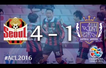 คลิปไฮไลท์เอเอฟซี แชมเปี้ยนส์ ลีก เอฟซี โซล 4-1 ซานเฟรซเซ่ FC Seoul 4-1 Sanfrecce Hiroshima