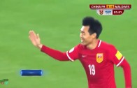 คลิปไฮไลท์คัดบอลโลก 2018 จีน 4-0 มัลดีฟส์ China 4-0 Maldives