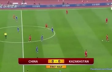 คลิปไฮไลท์อุ่นเครื่อง จีน 0-1 คาซัคสถาน China 0-1 Kazakhstan