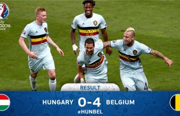 คลิปไฮไลท์ยูโร 2016 ฮังการี 0-4 เบลเยียม Hungary 0-4 Belgium