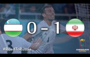 คลิปไฮไลท์ฟุตบอลโลก 2018 รอบคัดเลือก อุซเบกิสถาน 0-1 อิหร่าน Uzbekistan 0-1 Iran