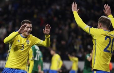 คลิปไฮไลท์ฟุตบอลโลก 2018 รอบคัดเลือก สวีเดน 3-0 บัลแกเรีย Sweden 3-0 Bulgaria
