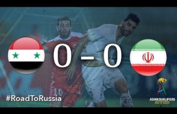 คลิปไฮไลท์ฟุตบอลโลก 2018 รอบคัดเลือก ซีเรีย 0-0 อิหร่าน Syria 0-0 Iran