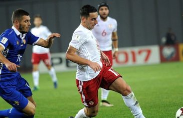 คลิปไฮไลท์ฟุตบอลโลก 2018 รอบคัดเลือก จอร์เจีย 1-1 มอลโดว่า Georgia 1-1 Moldova