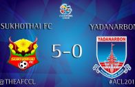คลิปไฮไลท์เอเอฟซี แชมเปี้ยนส์ ลีก สุโขทัย เอฟซี 5-0 ยาดานาร์บอน Sukhothai FC 5-0 Yadanarbon