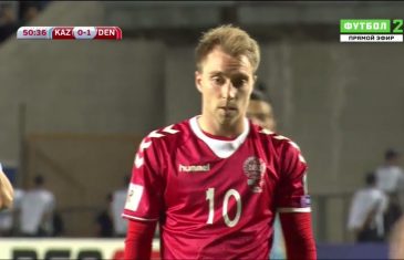 คลิปไฮไลท์ฟุตบอลโลก รอบคัดเลือก คาซัคสถาน 1-3 เดนมาร์ก Kazakhstan 1-3 Denmark