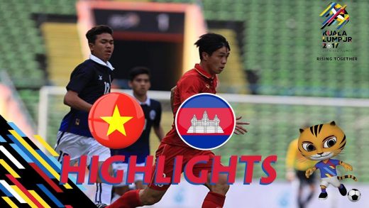 คลิปไฮไลท์ ฟุตบอลซีเกมส์ 2017 เวียดนาม 4-1 กัมพูชา Vietnam 4-1 Cambodia