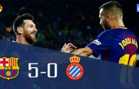 คลิปไฮไลท์ลาลีกา บาร์เซโลน่า 5-0 เอสปันญอล Barcelona 5-0 Espanyol