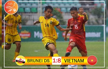 คลิปไฮไลท์ชิงแชมป์อาเซียน U-18 2017 บรูไน 1-8 เวียดนาม Brunie 1-8 Vietnam