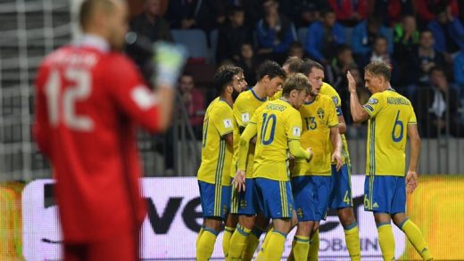คลิปไฮไลท์ฟุตบอลโลก 2018 รอบคัดเลือก เบลารุส 0-4 สวีเดน Belarus 0-4 Sweden