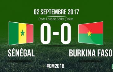 คลิปไฮไลท์ฟุตบอลโลก 2018 รอบคัดเลือก เซเนกัล 0-0 บูกินา ฟาโซ Senegal 0-0 Burkina Faso