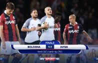 คลิปไฮไลท์กัลโช่ เซเรียอา โบโลญญ่า 1-1 อินเตอร์ มิลาน Bologna 1-1 Inter Milan