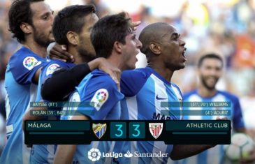 คลิปไฮไลท์ลาลีกา มาลาก้า 3-3 แอธเลติก บิลเบา Malaga 3-3 Athletic Bilbao