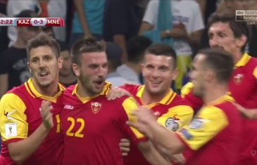 คลิปไฮไลท์ฟุตบอลโลก 2018 รอบคัดเลือก คาซัคสถาน 0-3 มอนเตเนโก Kazakhstan 0-3 Montenegro