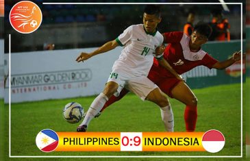 คลิปไฮไลท์ชิงแชมป์อาเซียน U-18 2017 ฟิลิปปินส์ 0-9 อินโดนีเซีย Philippines 0-9 Indonesia