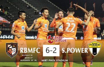 คลิปไฮไลท์ไทยลีก 2017 ราชบุรี มิตรผล 6-2 ซูเปอร์พาวเวอร์ Ratchaburi FC 6-2 Super Power