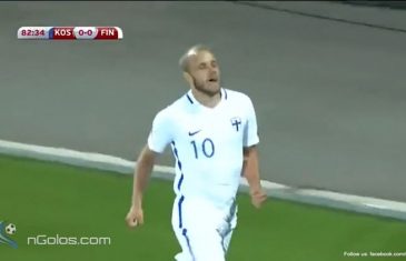 คลิปไฮไลท์ฟุตบอลโลก 2018 รอบคัดเลือก คอซอวอ 0-1 ฟินแลนด์ Kosovo 0-1 Finland