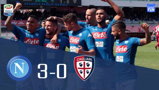 คลิปไฮไลท์เซเรีย อา นาโปลี 3-0 กาญารี่ Napoli 3-0 Cagliari