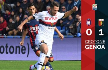 คลิปไฮไลท์กัลโช เซเรีย อา โครโตเน่ 0-1 เจนัว Crotone 0-1 Genoa