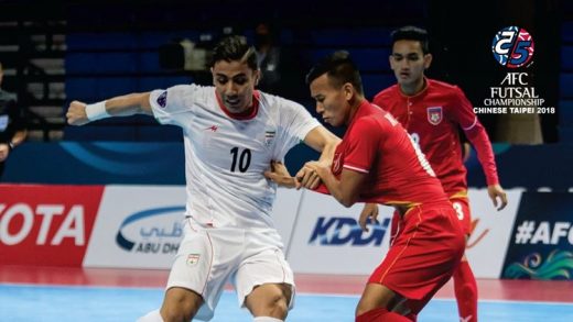 คลิปไฮไลท์ฟุตซอลชิงแชมป์เอเชีย 2018 อิหร่าน 14-0 เมียนมา Iran 14-0 Myanmar