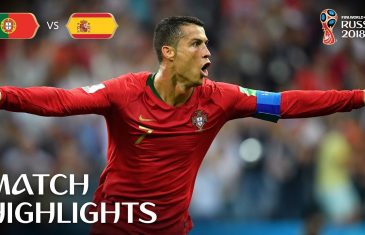 คลิปไฮไลท์ฟุตบอลโลก 2018 โปรตุเกส 3-3 สเปน Portugal 3-3 Spain