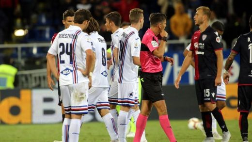 คลิปไฮไลท์กัลโช่ เซเรีย อา กาญารี่ 0-0 ซามพ์โดเรีย Cagliari 0-0 Sampdoria