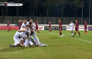 คลิปไฮไลท์ฟุตบอลยูฟ่า เนชันส์ ลีก ลัตเวีย 0-3 จอร์เจีย Latvia 0-3 Georgia
