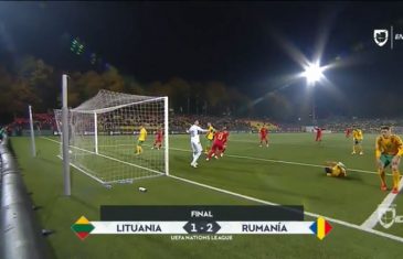 คลิปไฮไลท์ฟุตบอลยูฟ่า เนชันส์ ลีก ลิธัวเนีย 1-2 โรมาเนีย Lithuania 1-2 Romania
