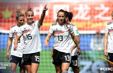 คลิปไฮไลท์ฟุตบอลหญิง ชิงแชมป์โลก 2019 เยอรมัน 1-0 จีน Germany (w) 1-0 China (w)