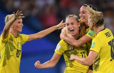 คลิปไฮไลท์ฟุตบอลหญิง ชิงแชมป์โลก 2019 สวีเดน 1-0 แคนาดา Sweden (w) 1-0 Canada (w)