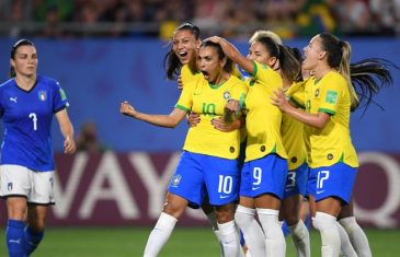 คลิปไฮไลท์ฟุตบอลหญิง ชิงแชมป์โลก 2019 อิตาลี 0-1 บราซิล Italy (w) 0-1 Brazil (w)