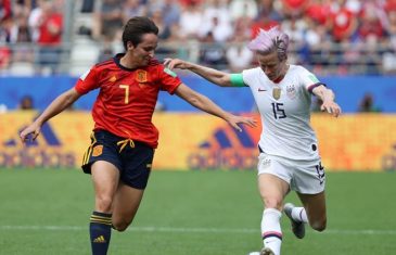 คลิปไฮไลท์ฟุตบอลหญิง ชิงแชมป์โลก 2019 สเปน 1-2 สหรัฐอเมริกา Spain(w) 1-2 USA(w)