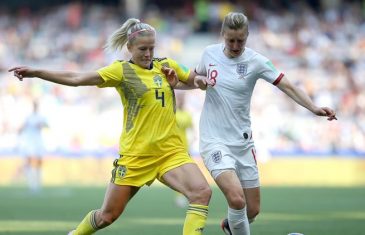 คลิปไฮไลท์ฟุตบอลหญิง ชิงแชมป์โลก 2019 อังกฤษ 1-2 สวีเดน England (w) 1-2 Sweden (w)