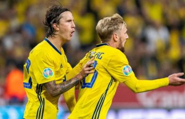 คลิปไฮไลท์ยูโร 2020 รอบคัดเลือก สวีเดน 1-1 นอร์เวย์ Sweden 1-1 Norway