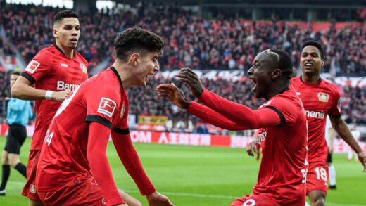 คลิปไฮไลท์บุนเดสลีกา ไบเออร์ เลเวอร์คูเซ่น 4-0 ไอน์ทรัคท์ แฟรงเฟิร์ต Bayer Leverkusen 4-0 Eintracht Frankfurt