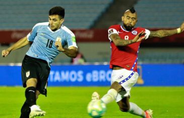 คลิปไฮไลท์ฟุตบอลโลก 2022 รอบคัดเลือก อุรุกวัย 2-1 ชิลี Uruguay 2-1 Chile