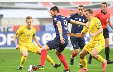คลิปไฮไลท์ฟุตบอลโลก 2022 รอบคัดเลือก ฝรั่งเศส 1-1 ยูเครน France 1-1 Ukraine