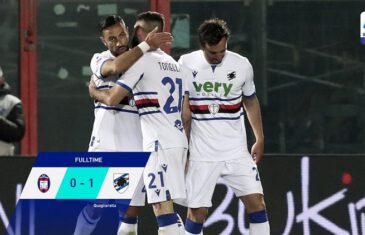 คลิปไฮไลท์เซเรีย อา โครโตเน่ 0-1 ซามพ์โดเรีย Crotone 0-1 Sampdoria