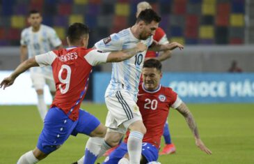 คลิปไฮไลท์ฟุตบอลโลก 2022 รอบคัดเลือก อาร์เจนติน่า 1-1 ชิลี Argentina 1-1 Chile