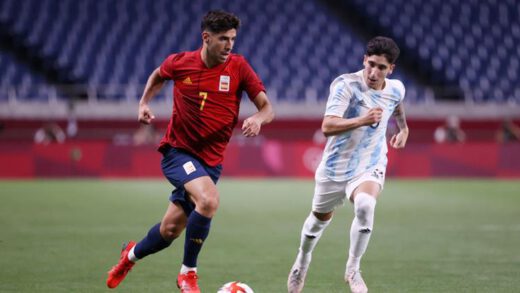 คลิปไฮไลท์ฟุตบอลโอลิมปิก 2021 สเปน 1-1 อาร์เจนติน่า Spain 1-1 Argentina