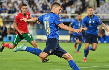 คลิปไฮไลท์ฟุตบอลโลก 2022 รอบคัดเลือก อิตาลี 1-1 บัลแกเรีย Italy 1-1 Bulgaria