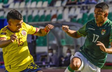 คลิปไฮไลท์ฟุตบอลโลก 2022 รอบคัดเลือก โบลิเวีย 1-1 โคลอมเบีย Bolivia 1-1 Colombia