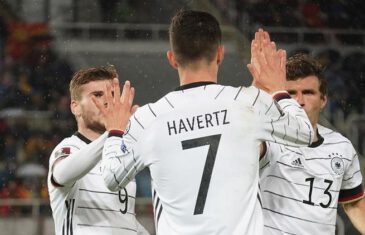 คลิปไฮไลท์ฟุตบอลโลก 2022 รอบคัดเลือก มาซิโดเนียเหนือ 0-4 เยอรมนี North Macedonia 0-4 Germany