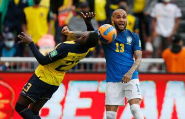 คลิปไฮไลท์ฟุตบอลโลก 2022 รอบคัดเลือก เอกวาดอร์ 1-1 บราซิล Ecuador 1-1 Brazil