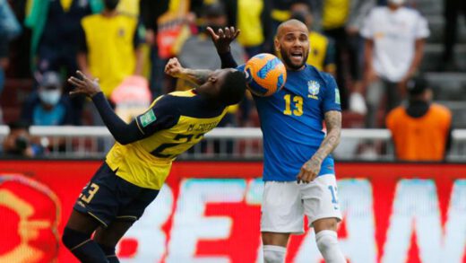 คลิปไฮไลท์ฟุตบอลโลก 2022 รอบคัดเลือก เอกวาดอร์ 1-1 บราซิล Ecuador 1-1 Brazil