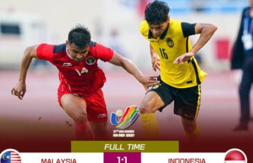 ไฮไลท์ฟุตบอล ซีเกมส์ 2021 อินโดนีเซีย 1-1(4-3) มาเลเซีย