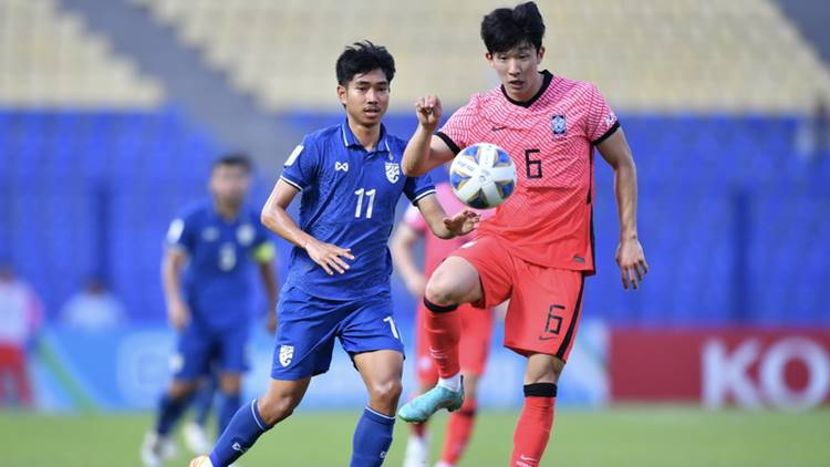 ไฮไลท์ฟุตบอล ชิงแชมป์เอเชีย U-23 เกาหลีใต้ 1-0 ทีมชาติไทย