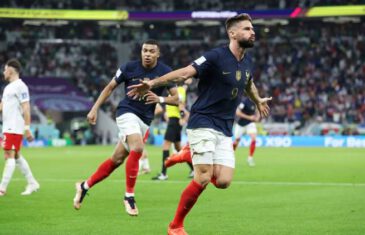 ไฮไลท์ฟุตบอลโลก 2022 ฝรั่งเศส 3-1 โปแลนด์