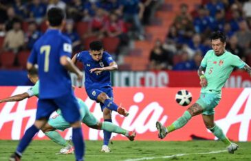 ไฮไลท์ฟุตบอลโลก 2026 รอบคัดเลือก ทีมชาติไทย 1-2 จีน